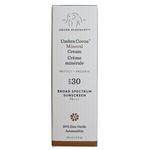 Drunk Elephant Umbra Cocoa Mineral Cream SPF 30 Sunscreen